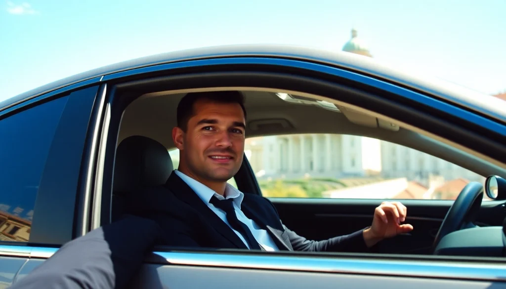 Hire a professional car with driver in Lisbon for an elegant travel experience.