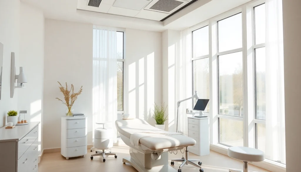 Experience Faltenbehandlung Zürich in a tranquil, modern beauty clinic setting with therapeutic ambiance.