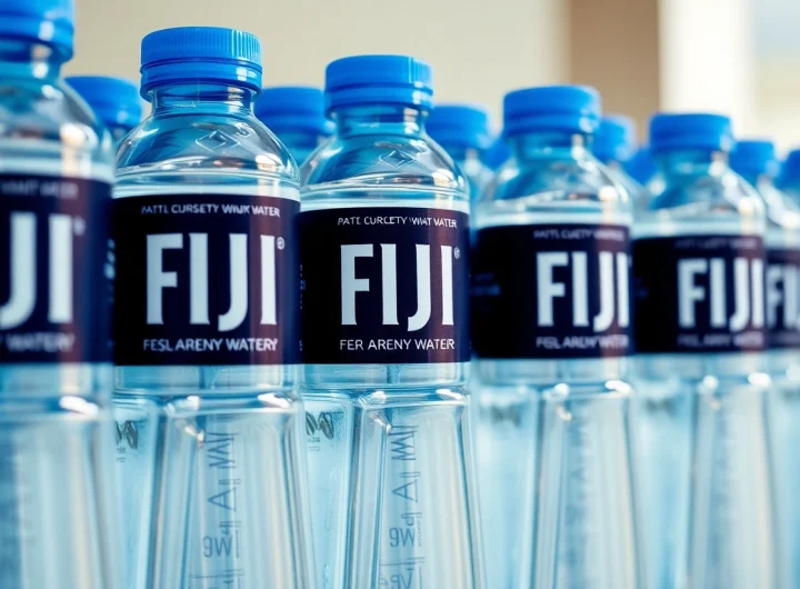 Fiji water bottles recalled due to safety concerns, showcasing clear packaging and freshness