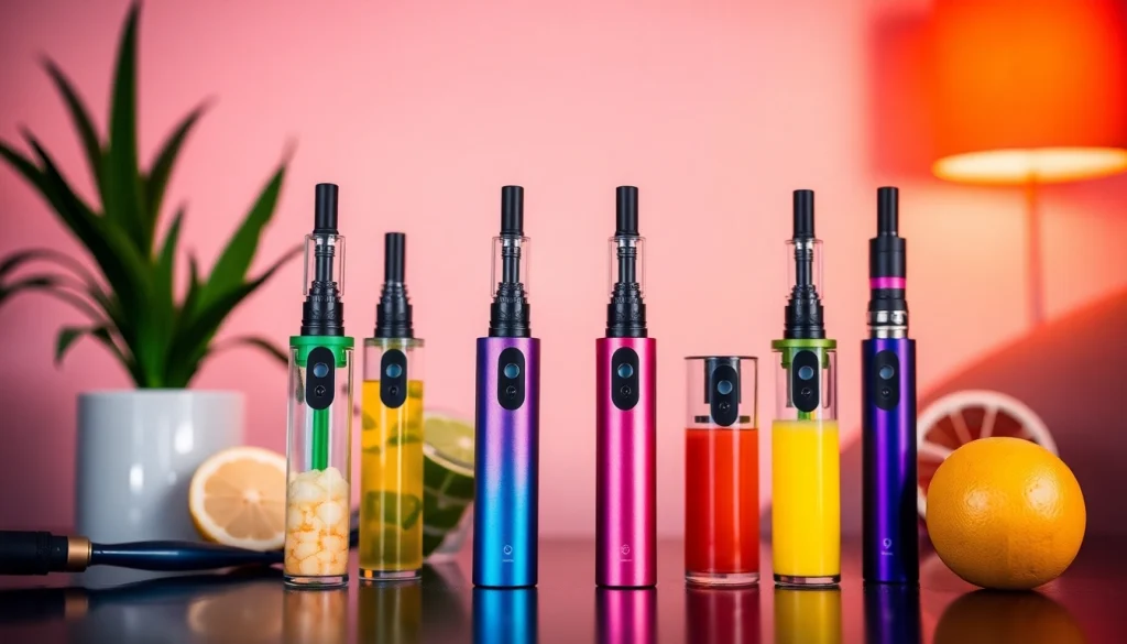 Purchase HQD Surv kaufen: A vibrant display of HQD Surv vape flavors ready for online shopping.