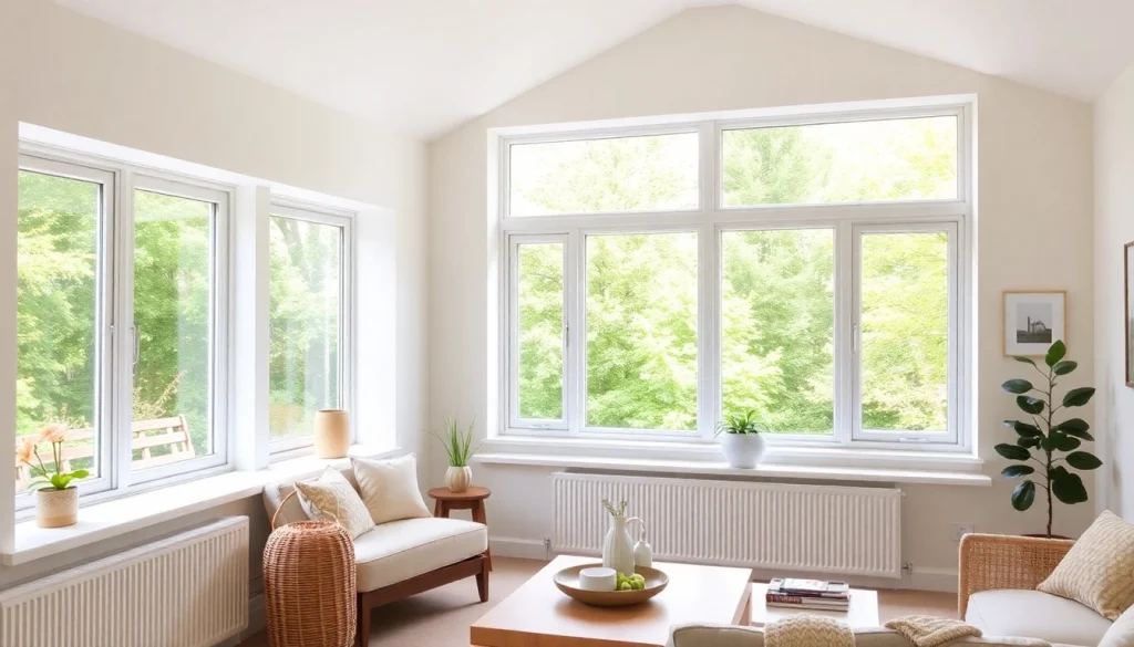 Enhance your home's appeal with stylish windows Manchester, featuring modern double-hung designs and bright natural light.