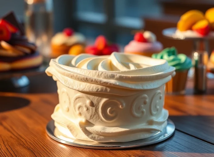 Whipped cream charger alongside delicious desserts, enhancing culinary creativity and presentation.