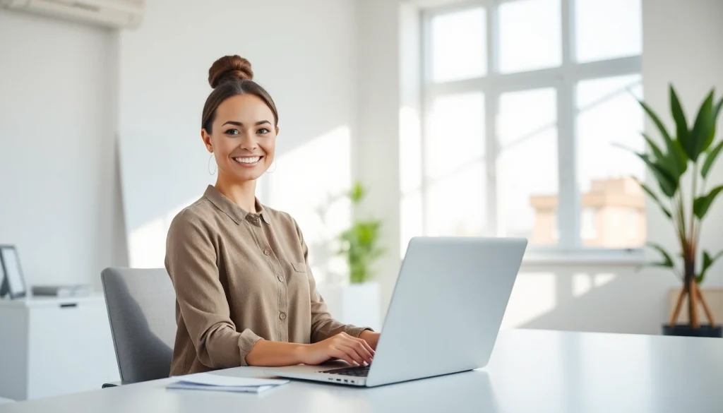 Engaged virtual assistant working efficiently for the Best virtual assistant services for real estate agents.
