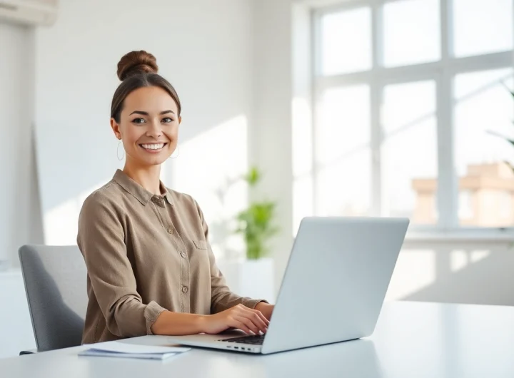 Engaged virtual assistant working efficiently for the Best virtual assistant services for real estate agents.