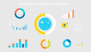 Enhance your strategy with competitive intelligence services illustrated through engaging infographics.