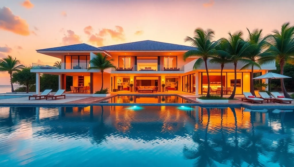 Experience luxury rentals in St. Martin with stunning beachfront villas and sunset views.