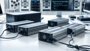 Showcasing TPower professional power supply solutions in a modern workspace setting.