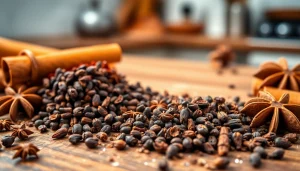 Cloves arranged with other spices highlighting their aromatic qualities and earthy tones.