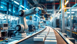 Discovering machine vision solutions with automated inspection technologies in a modern factory.