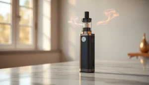 Showcase of the best disposable vape emphasizing its sleek design and premium features.