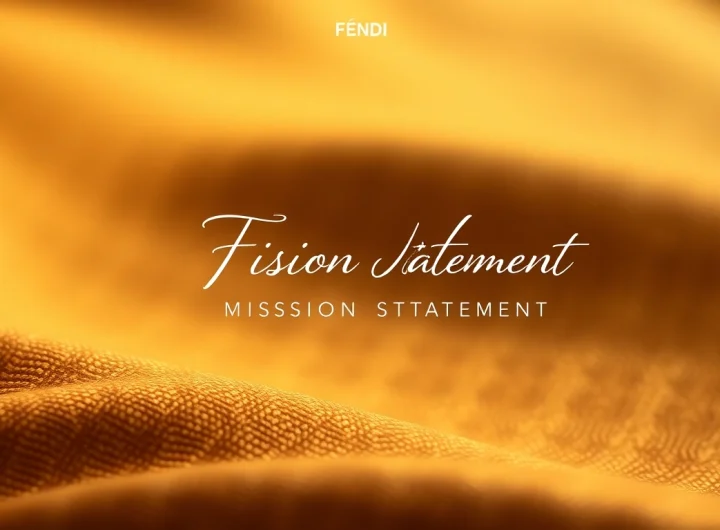 Showcasing the fendi mission statement on luxury fabric, symbolizing elegance and commitment.