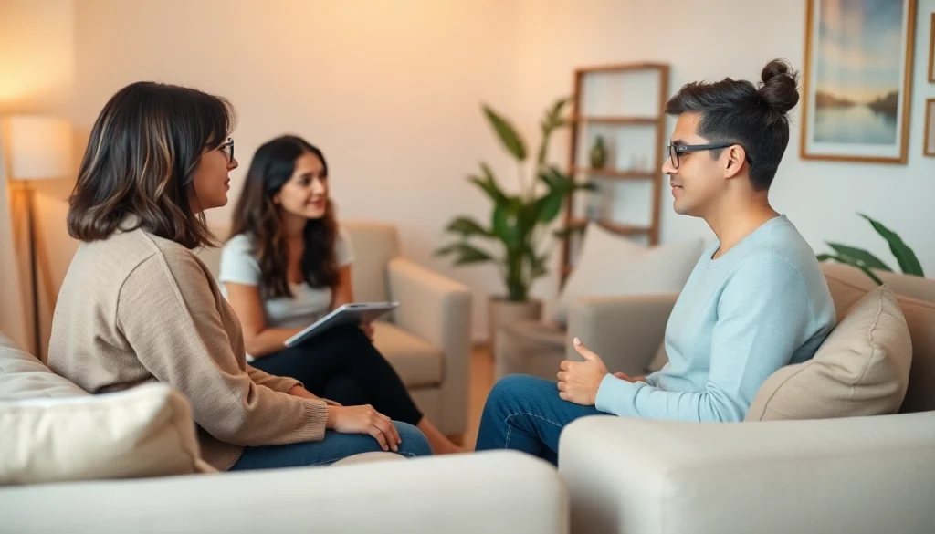 Engaged attachment theory coach guiding a client toward better emotional connections.
