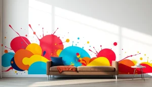 Add vibrancy to your space with an exquisite Abstract Print On Canvas showcasing dynamic forms.