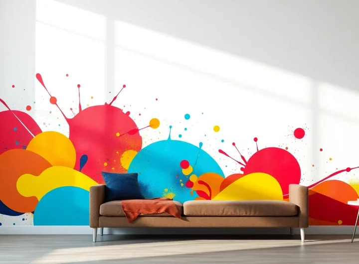 Add vibrancy to your space with an exquisite Abstract Print On Canvas showcasing dynamic forms.