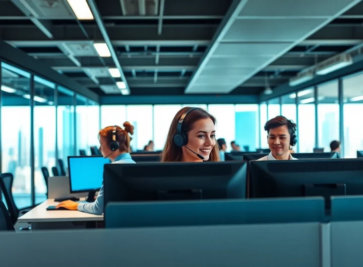 Discover effective strategies for understanding Call Center Pricing dynamics in a vibrant office.