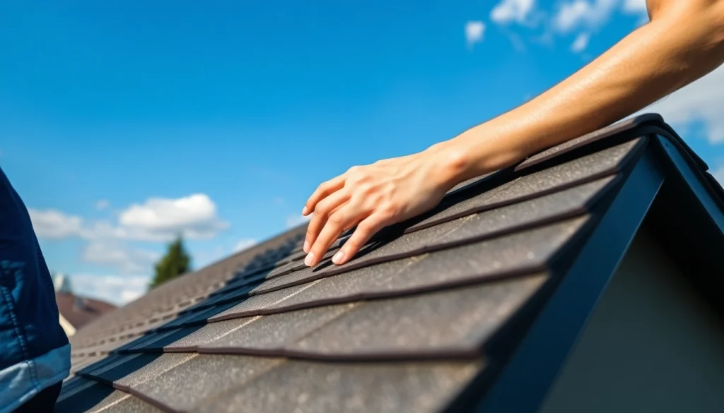 Expert roof repair Vancouver Wa service in action showcasing an experienced contractor.