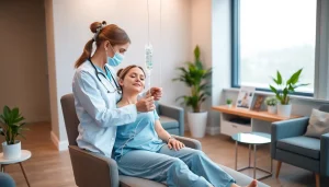 Experience IV drip therapy in Las Vegas with a calming environment and professional care.