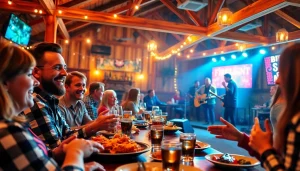 Discover the joyful atmosphere at firelightbarn.com featuring entertaining shows and delicious BBQ.