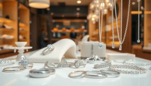 Showcase silver jewelry collection featuring unique designs and craftsmanship.
