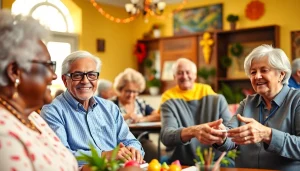 Senior center Las Vegas Nevada, where active seniors enjoy social activities together.